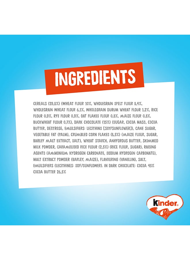 Kinder Chocolate With Cereals Milk Chocolate Bar With Milky Filling And Cereals 211.5grams - Image 2