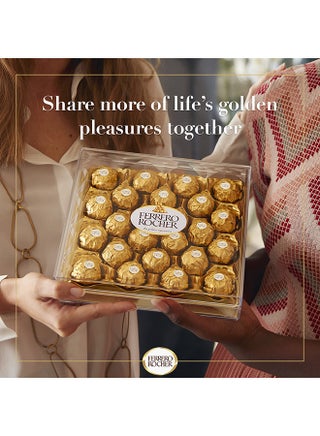 Rocher Fine Hazelnut Milk Chocolates Gift Box 24 Pieces 300grams - view 5