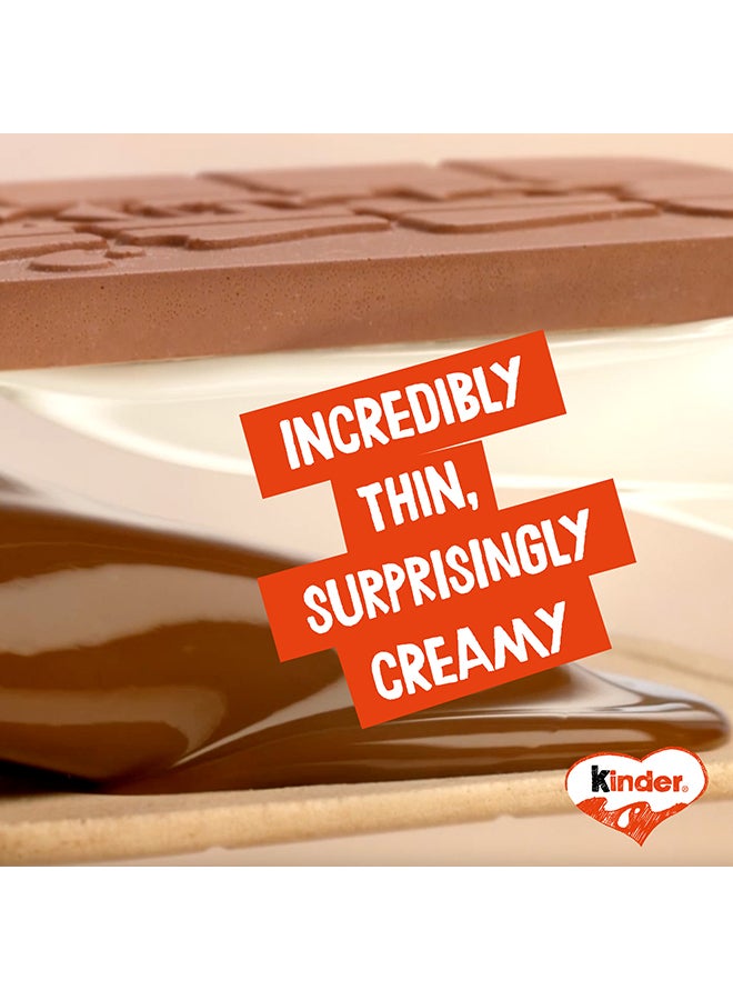 Kinder Cards Wafer Biscuits With Creamy Milk And Cocoa Filling, 5 Pieces 128grams - Image 5