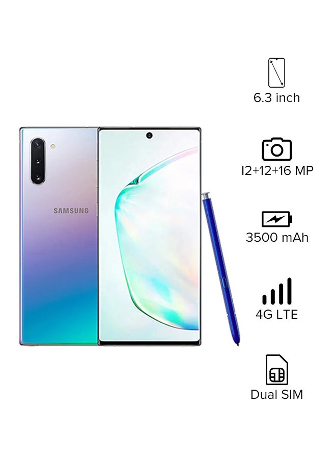 Samsung - Galaxy Note10 Dual SIM Aura Glow 256GB 8GB RAM 4G LTE - Image 1