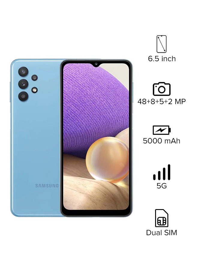 Galaxy A32 Dual SIM Awesome Blue 6GB RAM 128GB 5G - Middle East Version