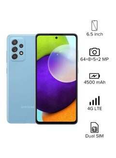 Galaxy A52 Dual SIM Awesome Blue 8GB RAM 128GB 4G LTE - Middle East Version