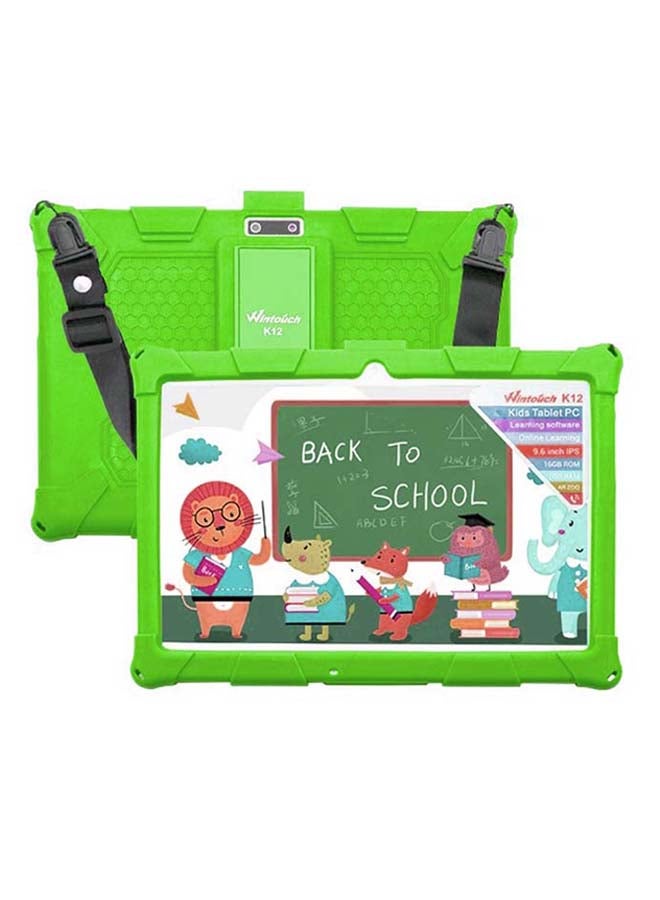 وين تاتش - تابلت K12 للأطفال مقاس 9.6 بوصات بذاكرة داخلية سعة 16 جيجابايت وذاكرة رام سعة 1 جيجابايت ويدعم تقنية 3G، لون أخضر - Image 1