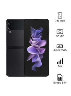 Galaxy Z Flip 3 5G Single SIM Phantom Black 8GB RAM 128GB - International Version