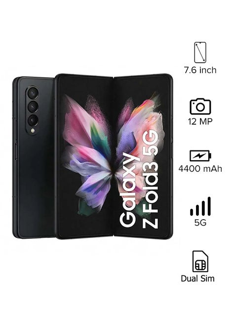 Galaxy Z Fold 3 5G Dual SIM Phantom Black 12GB RAM 256GB - International Version