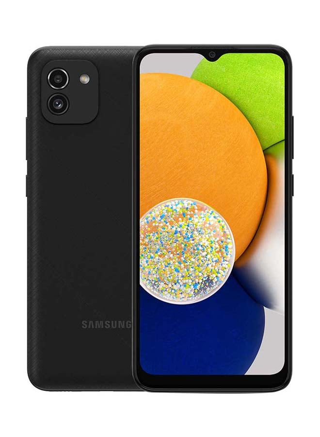 Samsung - Galaxy A03 Dual SIM Black 4GB RAM 64 GB LTE - Middle East Version - Image 1
