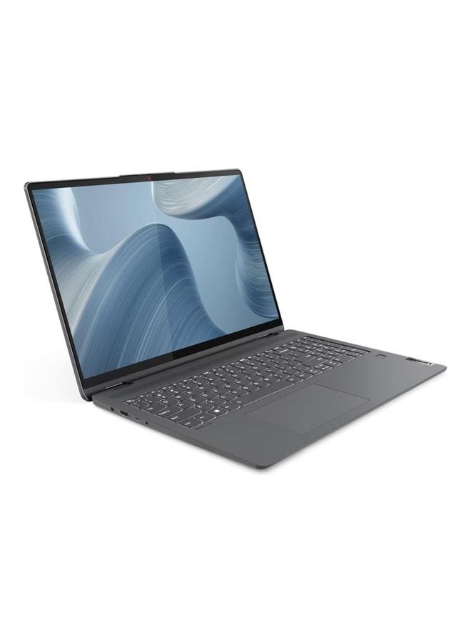 لينوفو - Ideapad Flex 5 Convertible-2-In-1 Laptop With 16-Inch WQXGA Display, Core i7-1255U Processer/16GB RAM/512GB SSD/Intel Iris Xe Graphics/Windows 11 English Storm Grey - Image 1