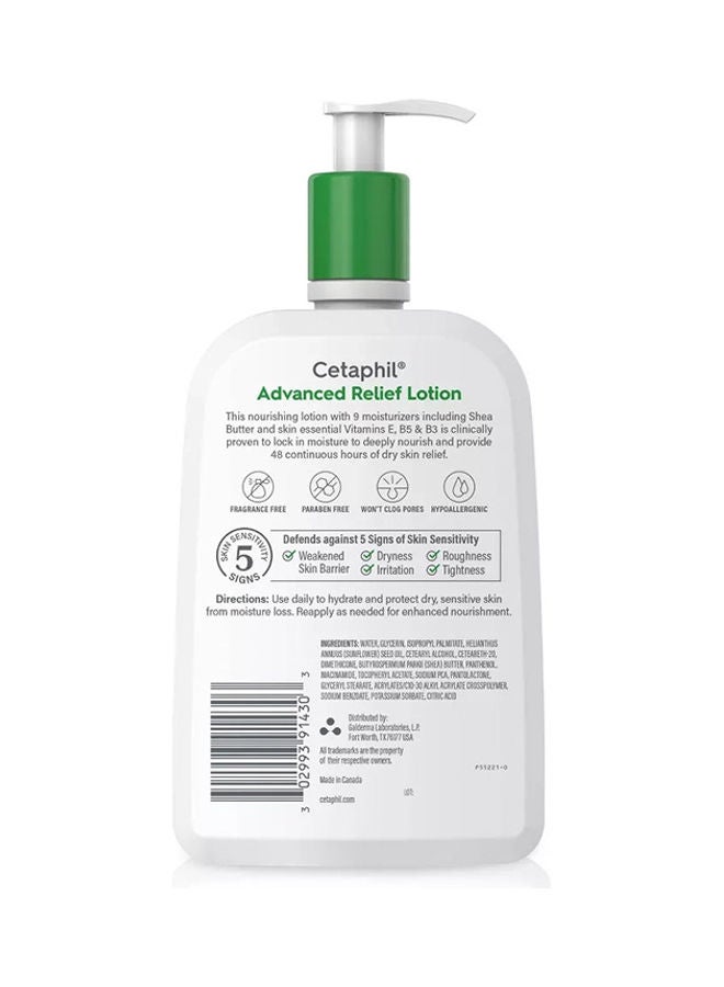 Cetaphil Advanced Relief Body Lotion With Shea Butter 591ml - Image 2