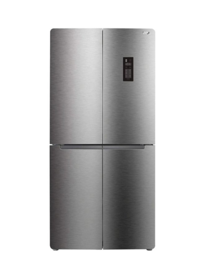 TCL 4-Door French Side By Side Refrigerator,15.2 cu.ft, 460 L, TRF-460WEXPSA Silver  - Image 1
