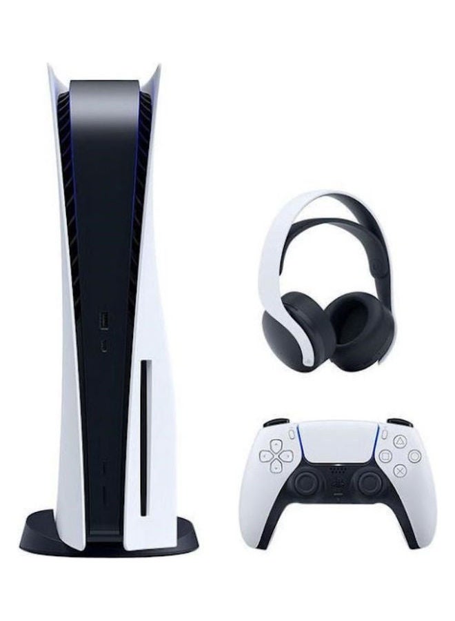 PlayStation 5 Console (Disc Version) With Controller (International Version) + PlayStation 5 Pulse 3D Wireless Headset
