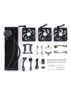 COOLER MASTER ML360 Mirror ARGB CPU Liquid Cooler - 3rd Gen. Pump AIO Water Cooling System, 3 x 120Mm SickleFlow V2 Fans, Enhanced 360Mm Radiator - AMD & Intel Socket Compatible Black  - Image 3