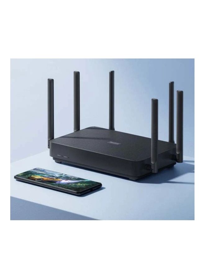 Xiaomi AX3200 High-Speed Performance Wi-Fi 6 802.11ax Wireless Frequency Dual-band Wi-Fi Offers Both 2.4GHz and 5GHz Swift Wireless Speed Up to 2976Mbps Reliable Connection For Up to 254 Devices Black  - Image 4