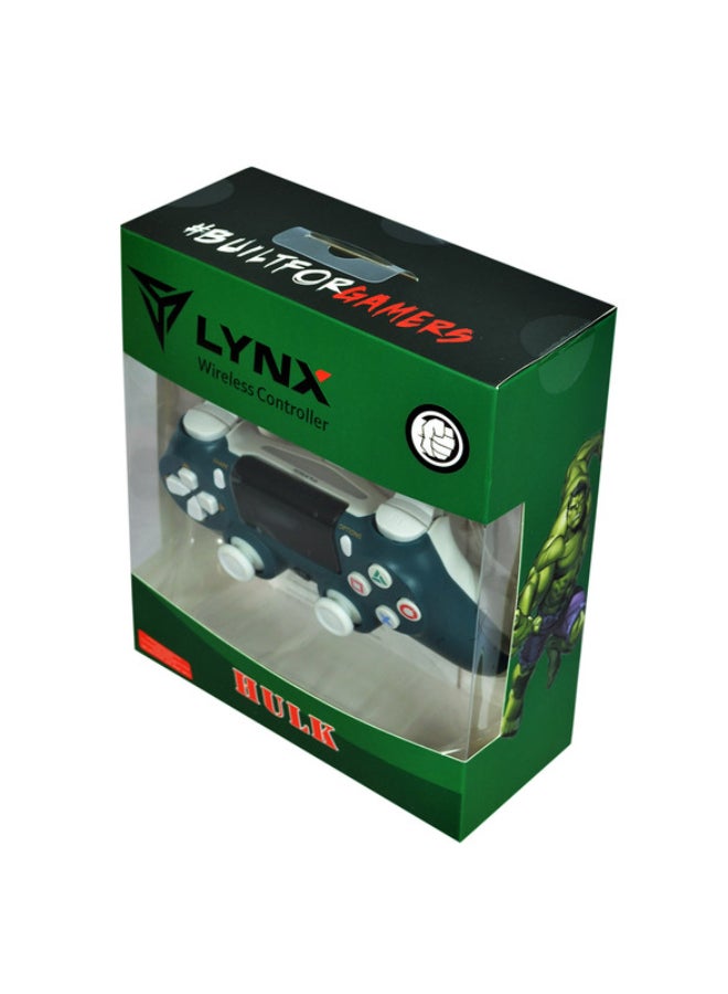 lynx Wireless Controller For PlayStation 4 - Green/White  - Image 3