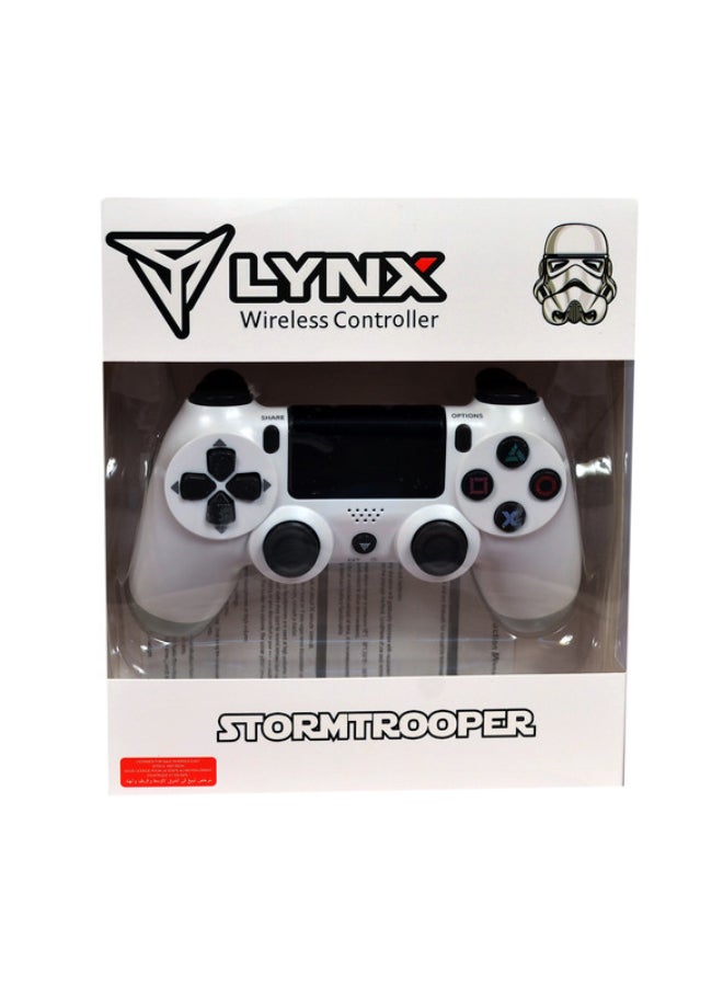 lynx Wireless Controller For PlayStation 4 - Glacier White - Image 2