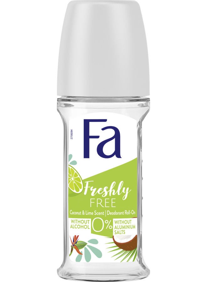 Fa - Roll On Lime and Coconut 50ml - Image 1