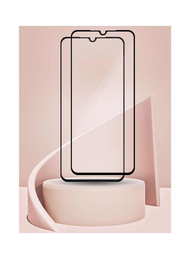 مارجون 2 Pack For Xiaomi Poco C55 Screen Protector Tempered Glass Full Glue Back Clear  - Image 3