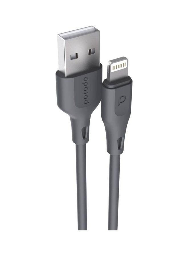 porodo iPhone Dual Port Car Charger 3.4A With USB-A To Lightning Cable 0.9M, Fast Charging Compatible With For iPhone 14/14 Plus/ 14 Pro/14 Pro Max/13/12/11/XS/Pro Max /Pro/Mini/SE/ iPad 9 And More Black - Image 3
