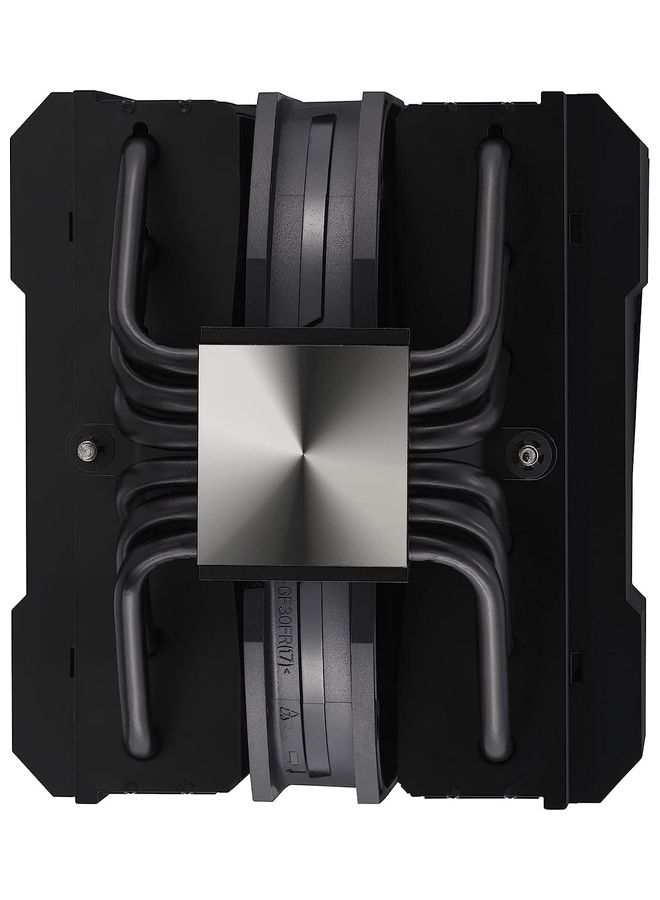 COOLER MASTER Masterair Ma624 Stealth Cpu Air Cooler, 6 Heat Pipes, Nickel Plated, Dual Aluminum Fins, Push-Pull Sickleflow 140Mm Fans For Amd Ryzen Am4, Intel Lga1700*/1200/1151 Black  - Image 3