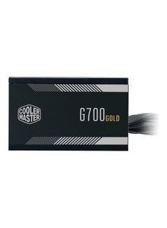 COOLER MASTER Power Supply, 700W 80+ Gold Efficiency, Intel ATX Version 2.52, Fixed Flat Cables Quiet HDB Fan Black  - Image 2