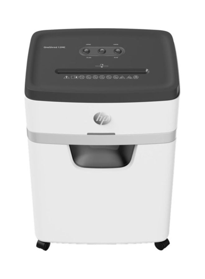 HP One Shred 12 MC Shredder Security Level P-5 Micro Cut 12 Sheets Multicolour - Image 2