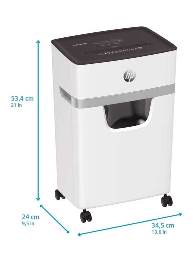 HP OneShred 10MC, Aktenvernichter, Sicherheitsstufe P-5, Micro Cut, 10 Blatt Multicolour - Image 3