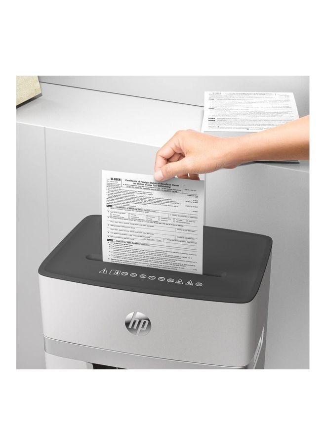 HP OneShred 10MC, Aktenvernichter, Sicherheitsstufe P-5, Micro Cut, 10 Blatt Multicolour - Image 4
