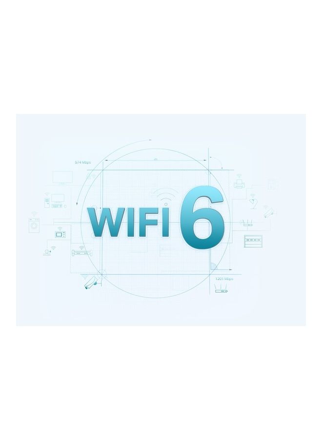 TP-LINK - AX1800 WiFi Range Extender White - Image 1
