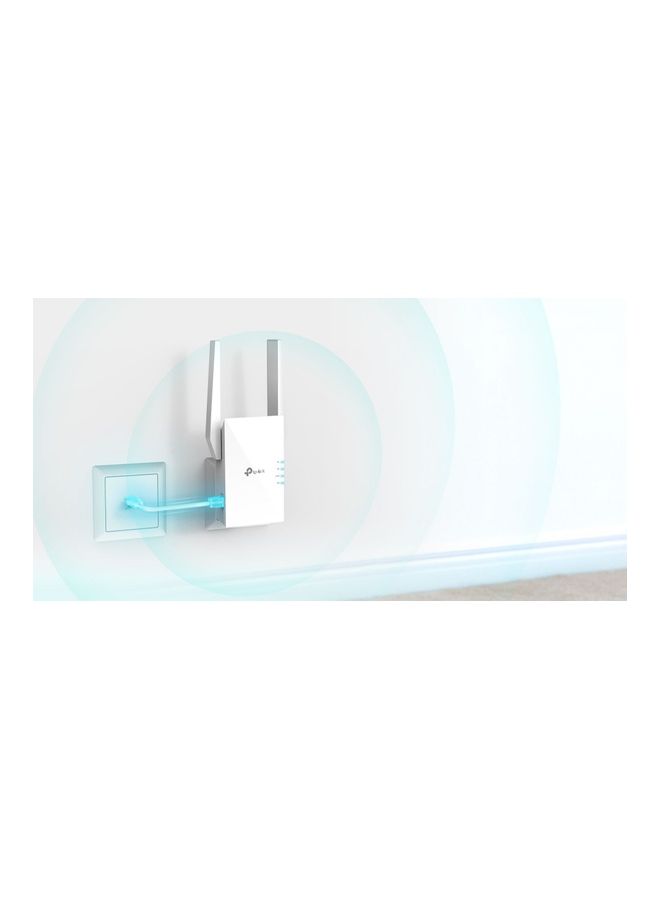 TP-LINK - AX1800 WiFi Range Extender White - Image 1