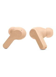 JBL Wave Beam True Wireless Earbuds, Deep Bass, High-Quality Audio, Comfort Fit, 32H Battery, Smart Ambient, TalkThru, Hands-Free + VoiceAware, Water And Dust Resistant Beige  - Image 3