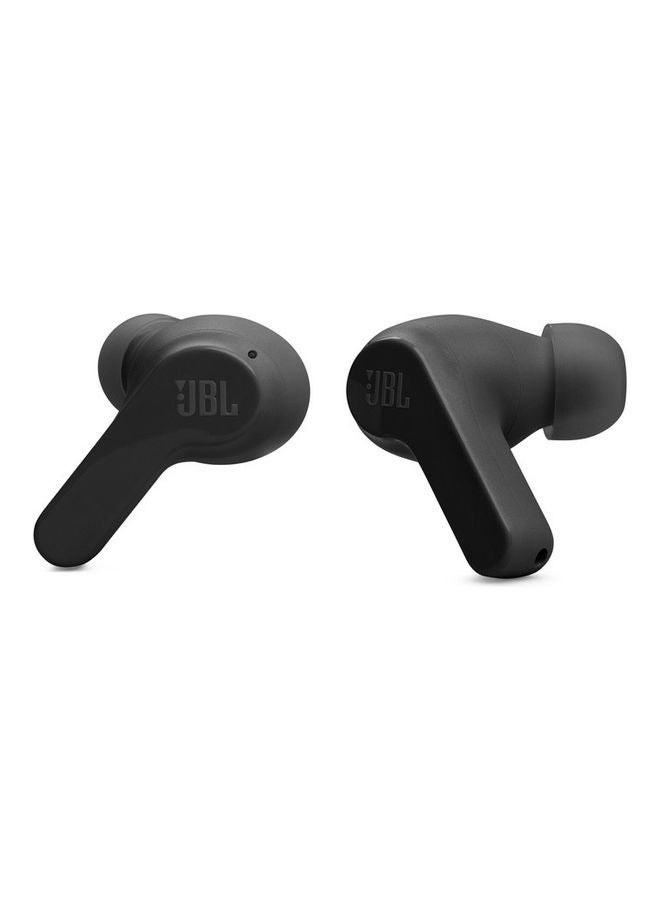 JBL - Wave Beam True Wireless Earbuds, Deep Bass, High-Quality Audio, Comfort Fit, 32H Battery, Smart Ambient, TalkThru, Hands-Free + VoiceAware, Water And Dust Resistant Black - Image 1