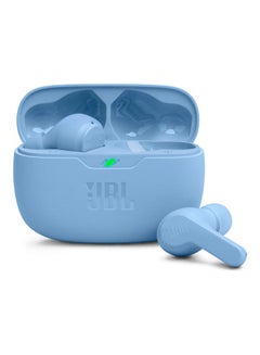 JBL Wave Beam True Wireless Earbuds, Deep Bass, High-Quality Audio, Comfort Fit, 32H Battery, Smart Ambient, TalkThru, Hands-Free + VoiceAware, Water And Dust Resistant Blue  - Image 2