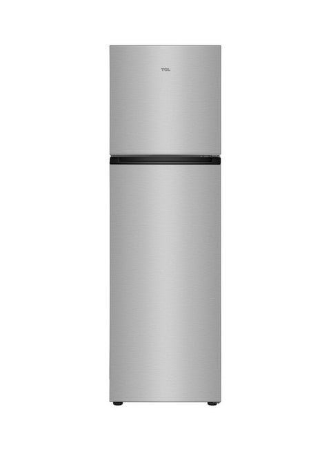 370 Liters Double Door Top Mount Refrigerator, Total No Frost Fridge And Freezer With Powerful Interior LED Light Plus Large Crisper Drawer, Humidity Control, P370TMN Inox