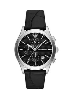 Men's Analog Round Shape Leather Wrist Watch AR11530 - 42 Mm