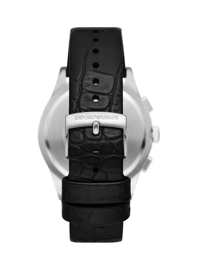 EMPORIO ARMANI - Men's Analog Round Shape Leather Wrist Watch AR11530 - 42 Mm - Image 1