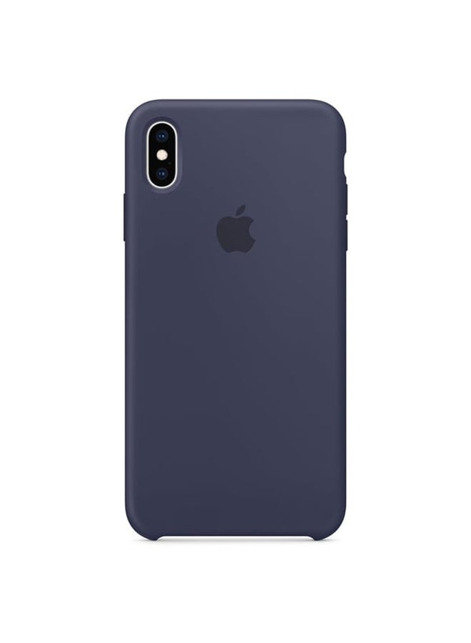 Apple iPhone XS Silicone Case Midnight Blue - Image 1