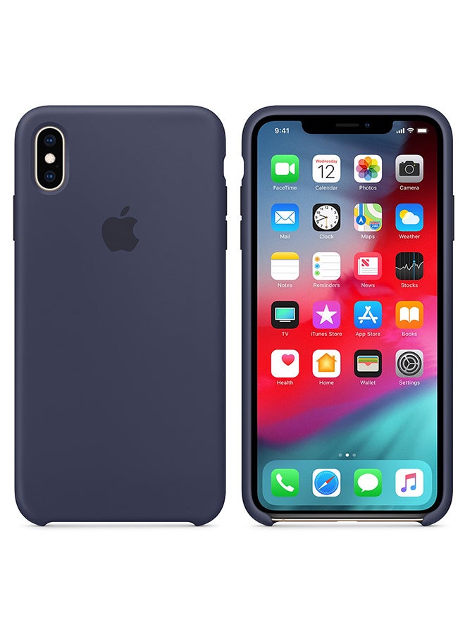 Apple iPhone XS Silicone Case Midnight Blue - Image 2