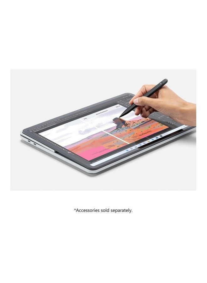 Microsoft - Surface Laptop Studio With 14 Inch Display, Core i7 Processor/16GB RAM/512GB SSD/Intel Iris XE Graphics/Windows 11 Home English Silver - Image 1
