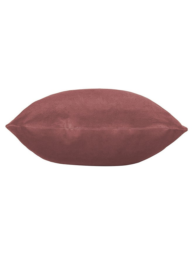 AMERICAN POLO Square Velvet Soft Cushion Dark Pink  - Image 2