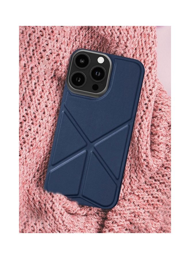 مارجون Iphone 13 Pro Max Case Preppie Series Full Protection Back Origami Blue - Image 2
