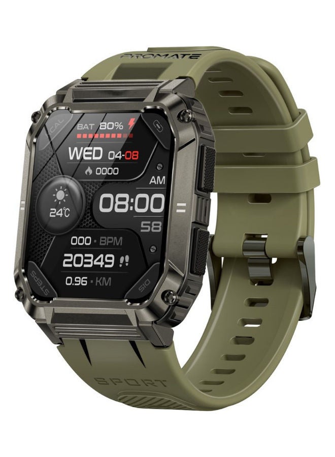 PROMATE - 400 mAh Smart Watch, Rugged Bluetooth 5.1 Fitness Tracker With 1.95” Tft Display, 12 Day Battery Life, 100 Watch Faces, 100 Sports Modes And Ip67 Water Resistance For Iphone 14,15 Galaxy S22, Xwatch-S19 MNG - Image 1