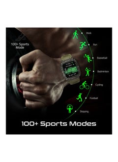 PROMATE 400 mAh Smart Watch, Rugged Bluetooth 5.1 Fitness Tracker With 1.95” Tft Display, 12 Day Battery Life, 100 Watch Faces, 100 Sports Modes And Ip67 Water Resistance For Iphone 14,15 Galaxy S22, Xwatch-S19 MNG  - Image 3