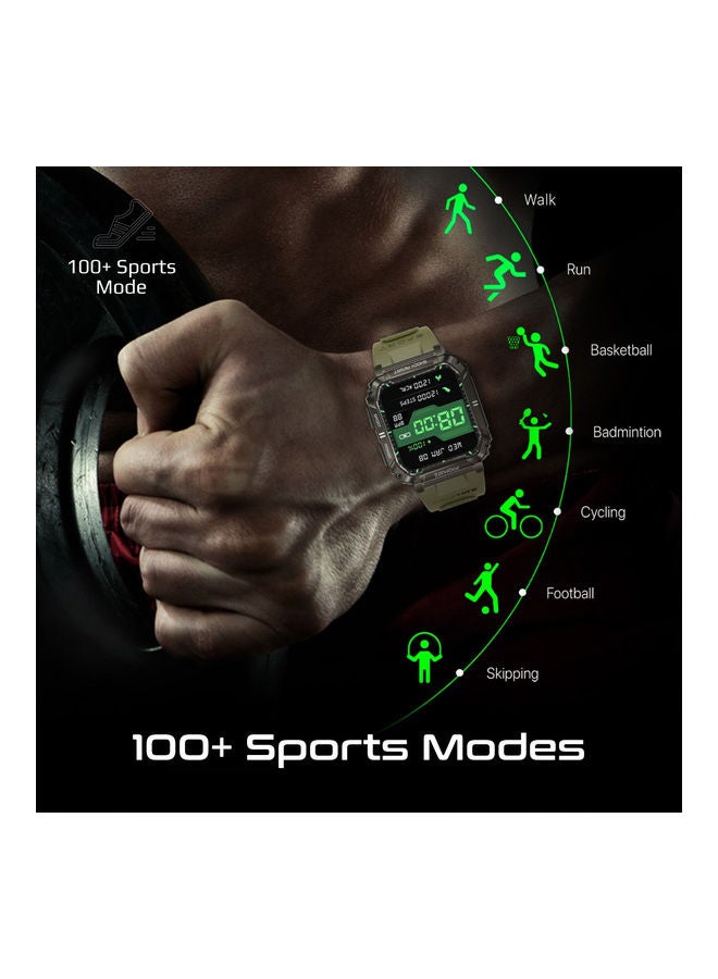 PROMATE - 400 mAh Smart Watch, Rugged Bluetooth 5.1 Fitness Tracker With 1.95” Tft Display, 12 Day Battery Life, 100 Watch Faces, 100 Sports Modes And Ip67 Water Resistance For Iphone 14,15 Galaxy S22, Xwatch-S19 MNG - Image 1