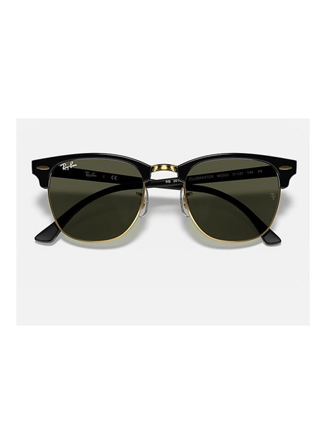 Ray-Ban - Unisex Square Sunglasses - RB3016-F CLUBMASTER W0365 55-19 145 3N - Lens Size: 55Mm - Image 1