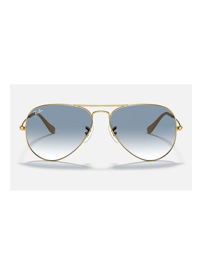 Ray-Ban - Unisex Pilot Sunglasses - RB3025 001/3F 55-14 135 3N - Lens Size: 55Mm - Image 1