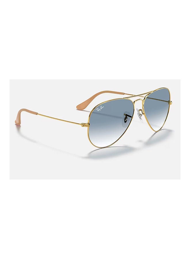 Ray-Ban - Unisex Pilot Sunglasses - RB3025 001/3F 55-14 135 3N - Lens Size: 55Mm - Image 1