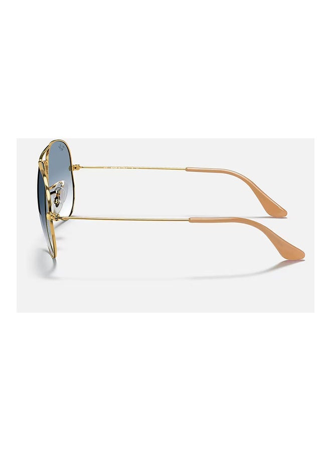 Ray-Ban - Unisex Pilot Sunglasses - RB3025 001/3F 55-14 135 3N - Lens Size: 55Mm - Image 1