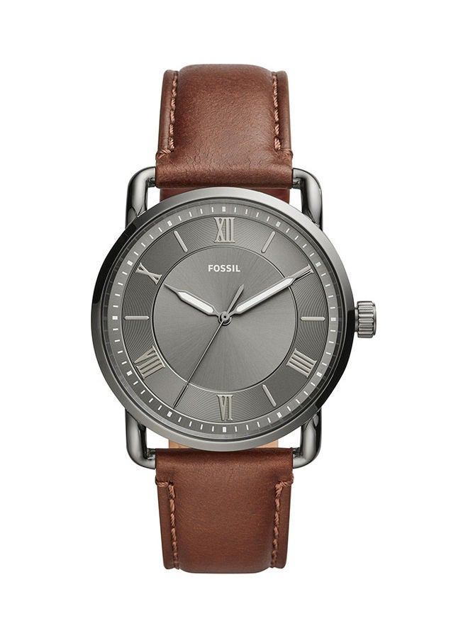 FOSSIL - Men's Analog Round Shape Leather Wrist Watch FS5664 - 42 Mm - Image 1