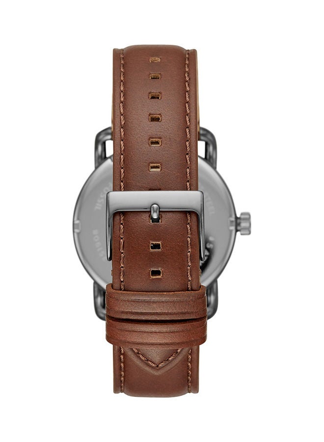FOSSIL - Men's Analog Round Shape Leather Wrist Watch FS5664 - 42 Mm - Image 1
