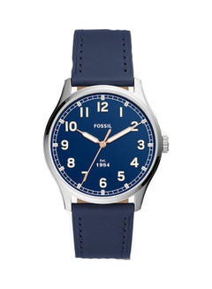 FOSSIL Men's Analog Round Shape Leather Wrist Watch FS5924 - 42 Mm  - Image 1
