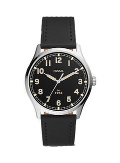 FOSSIL Men's Analog Round Shape Leather Wrist Watch FS5926 - 42 Mm  - Image 1